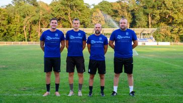 Kasik Viktor kapusedző, Zahorecz Roland erőnléti és rehabilitációs edző, illetve Klimaj Zoltán és Somogyi János edzők.