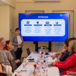 Csermely Ildikó környezetvédelmi szakértő előadása a Békés Vármegyei Kereskedelmi és Iparkamara szarvasi irodájában.