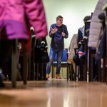 Zahorecz Pál stand-upol a Tessedik Sámuel Múzeumban 2025. január 11-én.