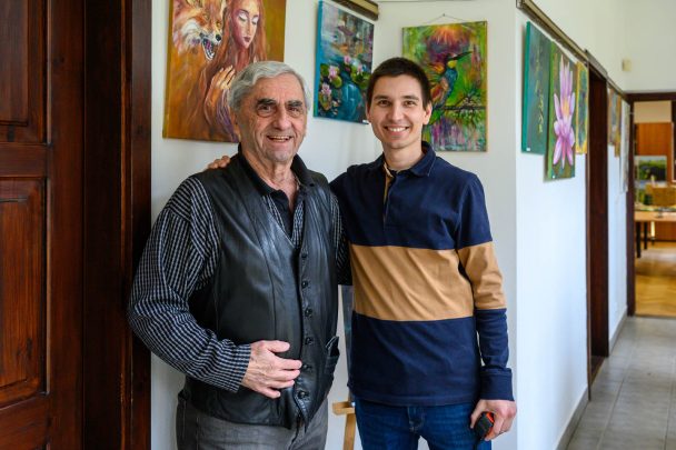Professzor Dr. Tóth Csaba, Holló László és Brassai Művészeti díjas fotóművész, illetve Albert Krisztián Európa-bajnok preparátor.
