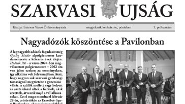A Szarvasi Ujság 2025. évi első száma.