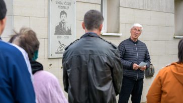 Sinka Józsefre, Sopekre emlékezik Sinka Péter 2025. április 3-án.