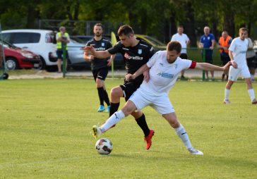 Furár Róbert és Ondrejó Tamás a szombati mérkőzésen.