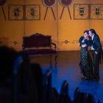 Szeredy Krisztina (Glavari Hanna) és Domoszlai Sándor (gróf Danilo Danilovics) Lehár Víg özvegyében a Magyar Zenés Színház előadásában.