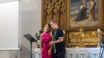 Július 6-án, vasárnap Melis György születésének 102. évfordulója alkalmából énekelt Tatai Nóra és Clementis Tamás az Evangélikus Újtemplomban.