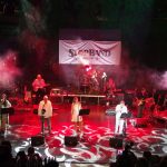 A STOP Band fellépése a Szarvasi Vízi Színházban 2025. augusztus 10-én.