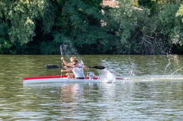 Kiri Zénó befutója a K1 500 előfutamában.
