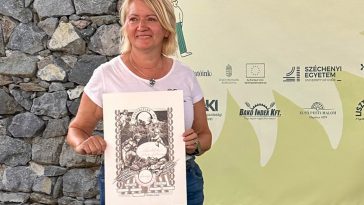 A Szeretetem Pékműhely kitalálója és megvalósítója, Petneházi Andrea a díjátadón.
