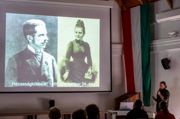 A Csáky-kastély történetéről tartottak előadást a Körsvölgyi Látogatóközpontban 205. október 24-én.