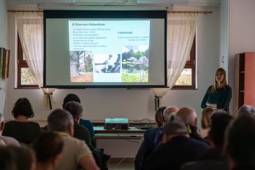 Dr. Hanyecz Katalin előadása a MATE Szabadegyetemének második eseményén.