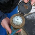 Szétfagyott vízmérő.