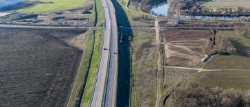 Elkezdődött az M44-es második kunszentmártoni lejárójának kivitelezése.