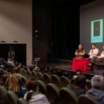 Kanalas Sándor IT-szakember, Ignácz József, az Oktatási Hivatal Békéscsabai Pedagógiai Oktatási Központjának referense és AI-szakértője és Csorbáné Dávid Ivett, a Szarvasi Rendőrkapitányság baleset- és bűnmegelőzési előadója.