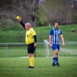 Karácsony Ádám játékvezető bőven tett sárga lapot a zsebébe. Ki is osztotta őket.