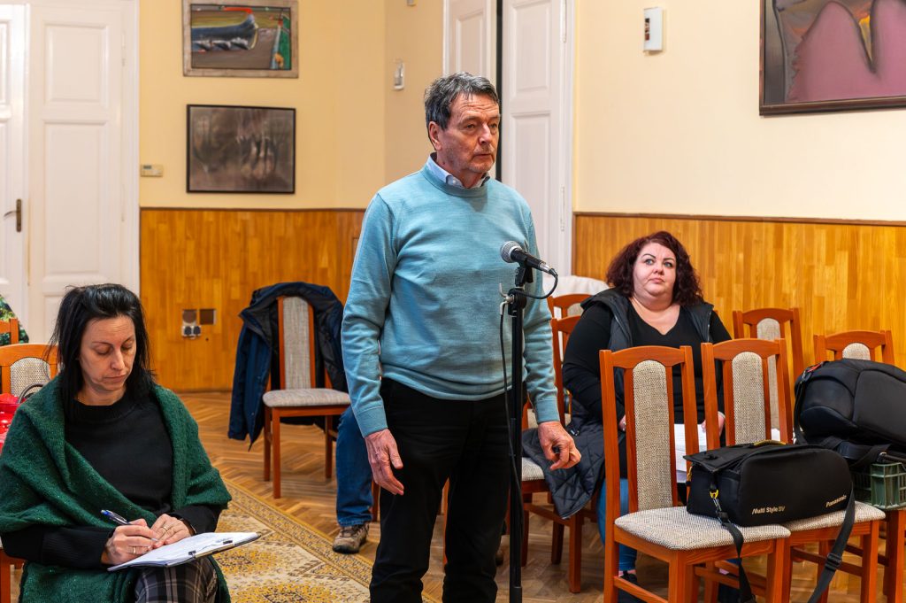 Kozák János, a Békésszentandrás Kulturális Fejlődéséért Alapítvány elnöke szóban egészítette ki beszámolóját.