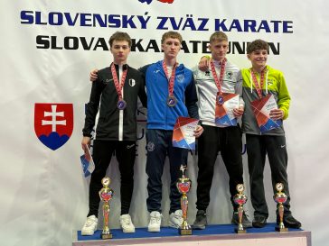 Karate sikerek Pozsonyban: Bagi Ádám a dobogó második fokán a Szlovák Grand Prix-n