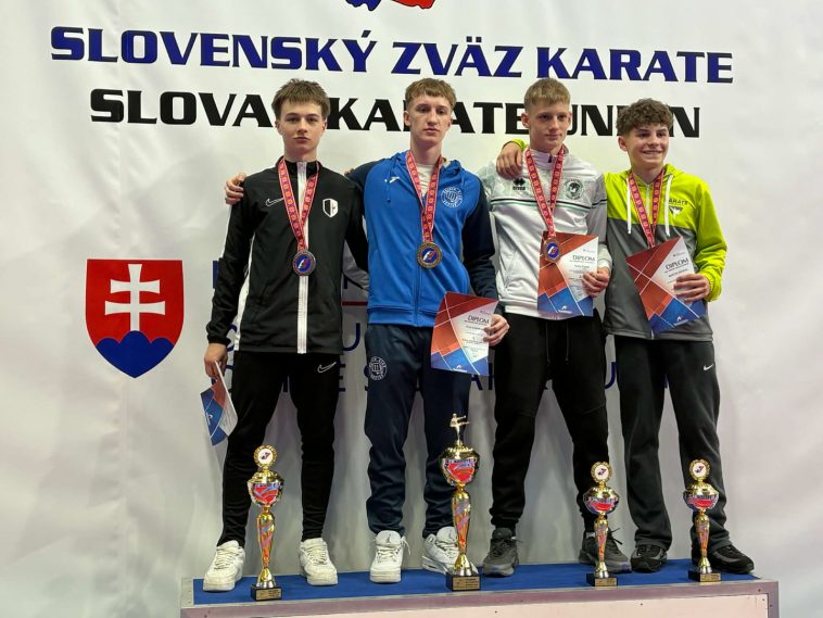 Karate sikerek Pozsonyban: Bagi Ádám a dobogó második fokán a Szlovák Grand Prix-n