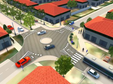 A Deák Ferenc és a Vasút utcák látványterve.