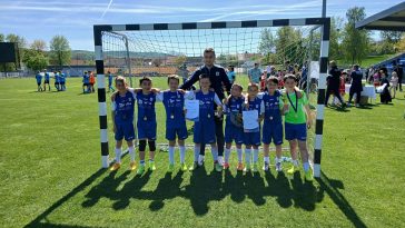 A Szarvasi FC 1905 U9-es csapata az I. Kolorcity Cupon.