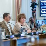 Jambrik Ramola pénzügyi osztályvezető a 2026. március 26-i testületi ülésen.