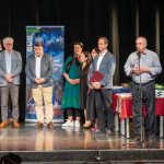 Csasztvan András a 17. Országos Gyermek Néptáncosok Szólótáncversenyének eredményhirdetésén.