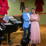 Clementis Tamás és Tatai Nóra operaénekes a Melis Györgyre emlékező koncerten.