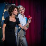 Edith Piaf (Kovács Virág) és Marlene Dietrich (Tatár Bianka) találkozása a Cervinus Művészeti Fesztivál 2026-on.