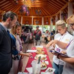 A Szarvasi Szilvanapok 2026 receptversenyének zsűrije a Teknős színpadnál.