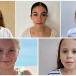 Felül Patay Sára (U18), Ardai Virág (U18), Molitorisz Lilla (U14), alul Tóth Luca (U14) és Köteles Gréta (U14).